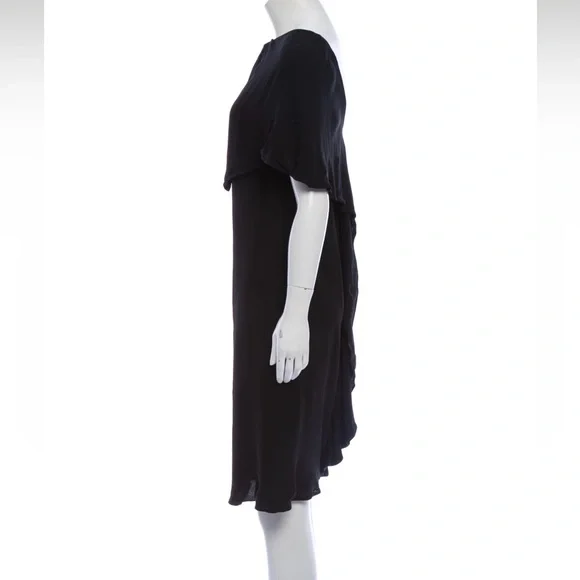 Jil Sander Black Gothic Cape Avant Garde Dress - Picture 2 of 10